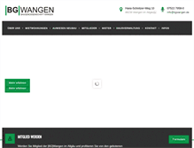 Tablet Screenshot of bgwangen.de